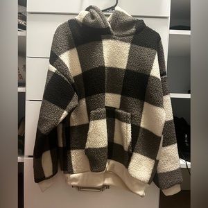 American Eagle sherpa hoodie